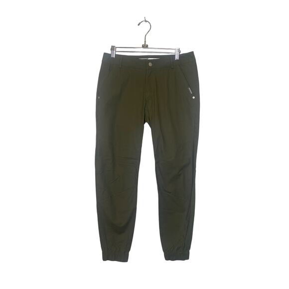 Mammut Pants - Mammut Olive Green Women’s Jogger Pants EUC Sz 8 Woven Cotton Outdoor Pockets